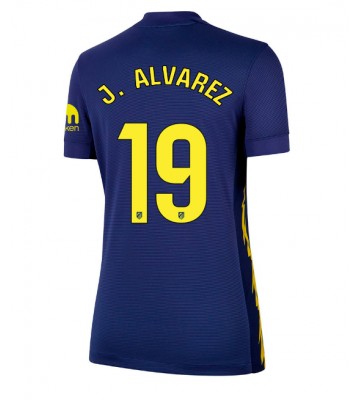 Atletico Madrid Julian Alvarez #19 Segunda Equipación Mujer 2025-26 Manga Corta